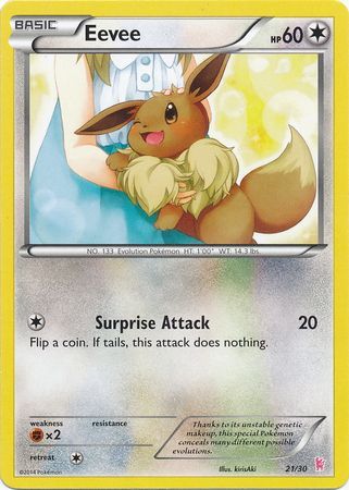 Eevee (21/30) [XY: Trainer Kit - Sylveon] | Anubis Games and Hobby