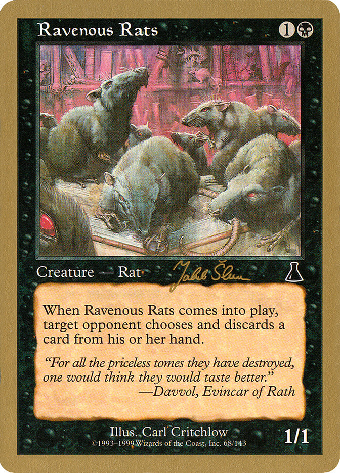 Ravenous Rats (Jakub Slemr) [World Championship Decks 1999] | Anubis Games and Hobby