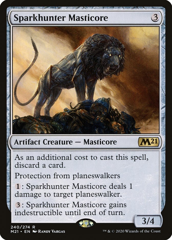 Sparkhunter Masticore [Core Set 2021] | Anubis Games and Hobby