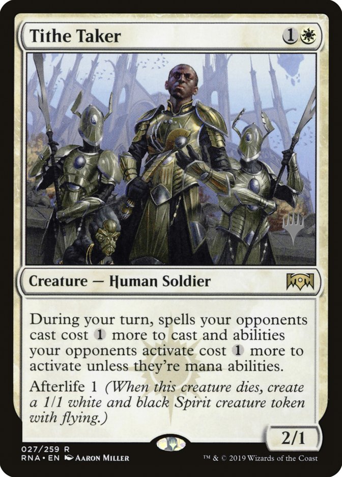 Tithe Taker (Promo Pack) [Ravnica Allegiance Promos] | Anubis Games and Hobby