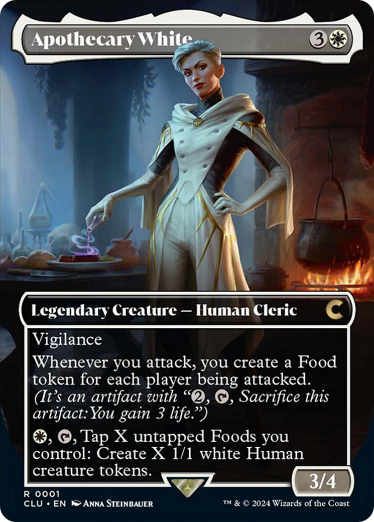 Apothecary White (Borderless) [Ravnica: Clue Edition] | Anubis Games and Hobby