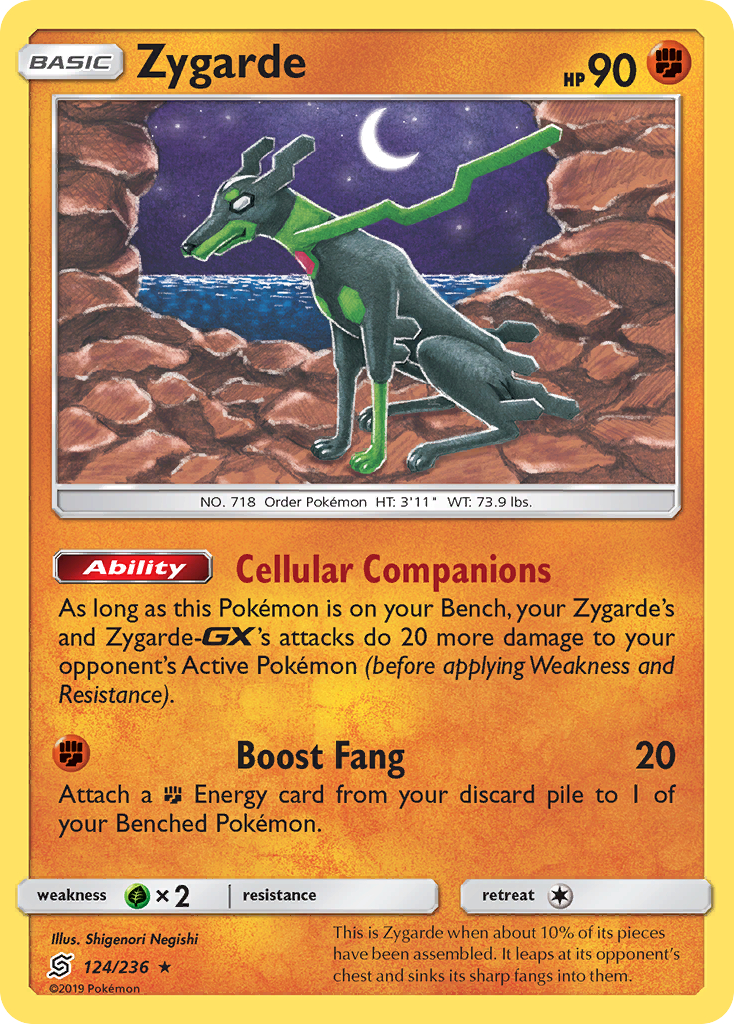 Zygarde (124/236) [Sun & Moon: Unified Minds] | Anubis Games and Hobby
