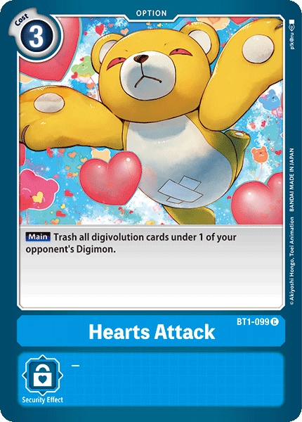 Hearts Attack [BT1-099] [Release Special Booster Ver.1.0] | Anubis Games and Hobby