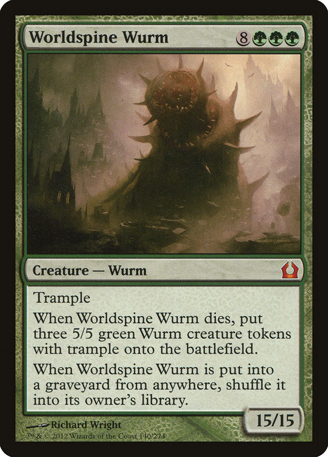 Worldspine Wurm [Return to Ravnica] | Anubis Games and Hobby