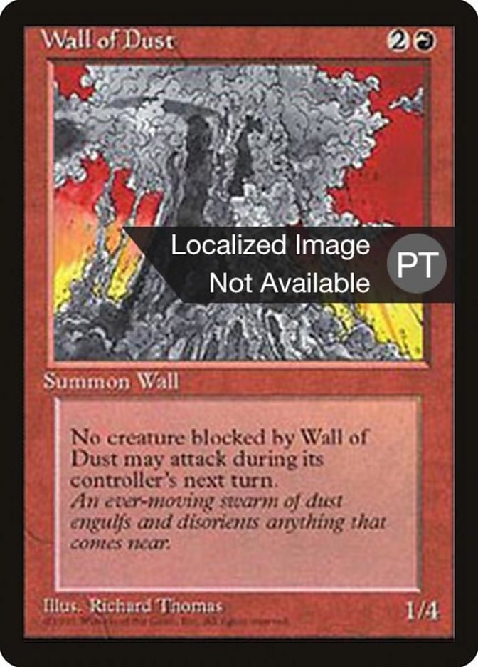 Wall of Dust [Fourth Edition (Foreign Black Border)] | Anubis Games and Hobby