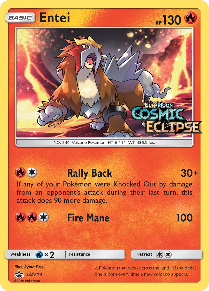 Entei (SM219) [Sun & Moon: Black Star Promos] | Anubis Games and Hobby