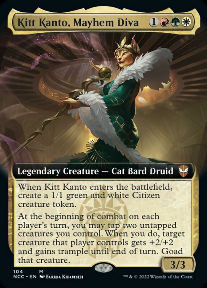 Kitt Kanto, Mayhem Diva (Extended Art) [Streets of New Capenna Commander] | Anubis Games and Hobby