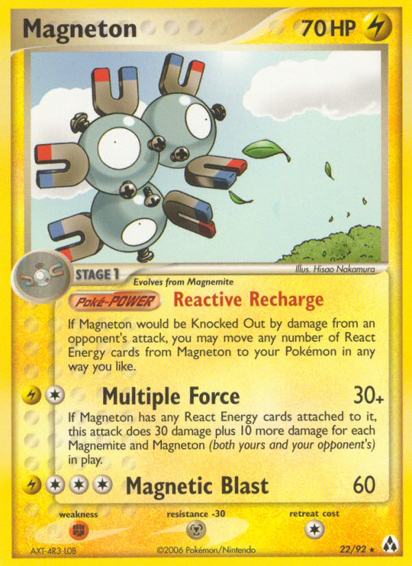 Magneton (22/92) [EX: Legend Maker] | Anubis Games and Hobby