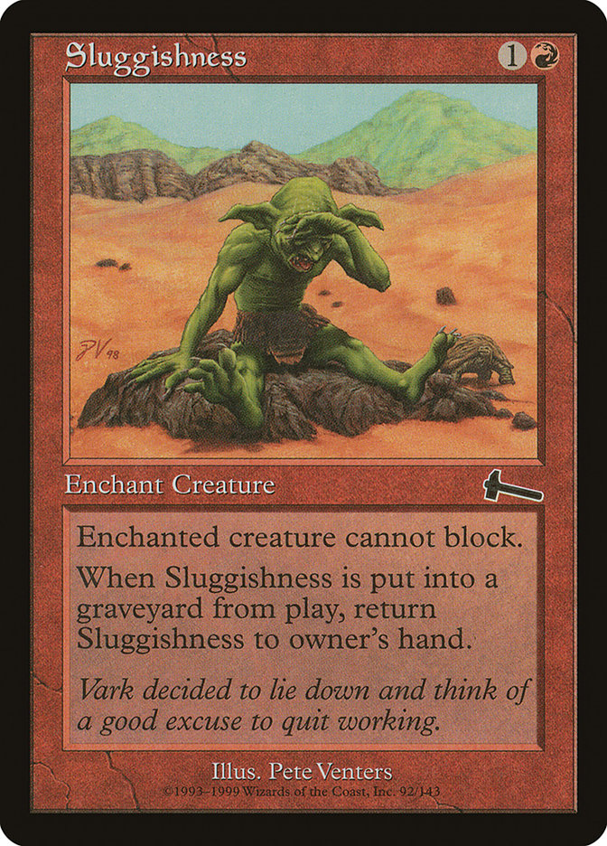 Sluggishness [Urza's Legacy] | Anubis Games and Hobby