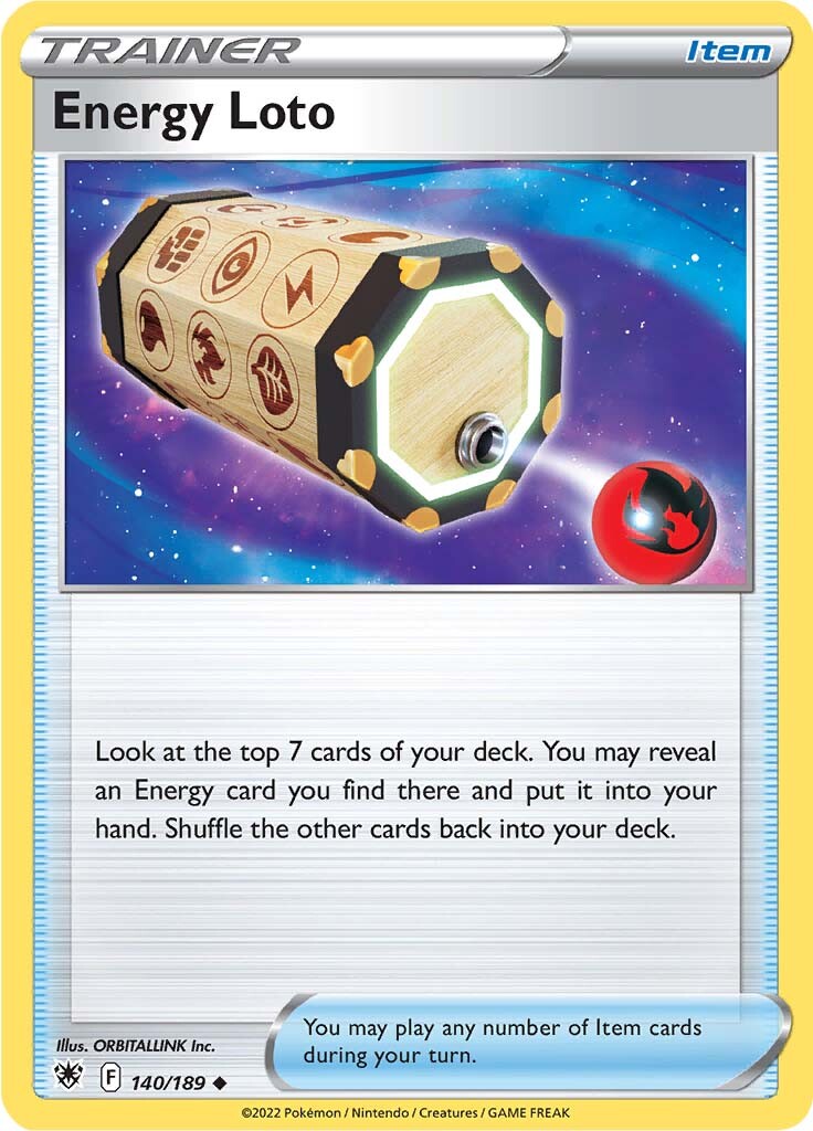 Energy Loto (140/189) [Sword & Shield: Astral Radiance] | Anubis Games and Hobby