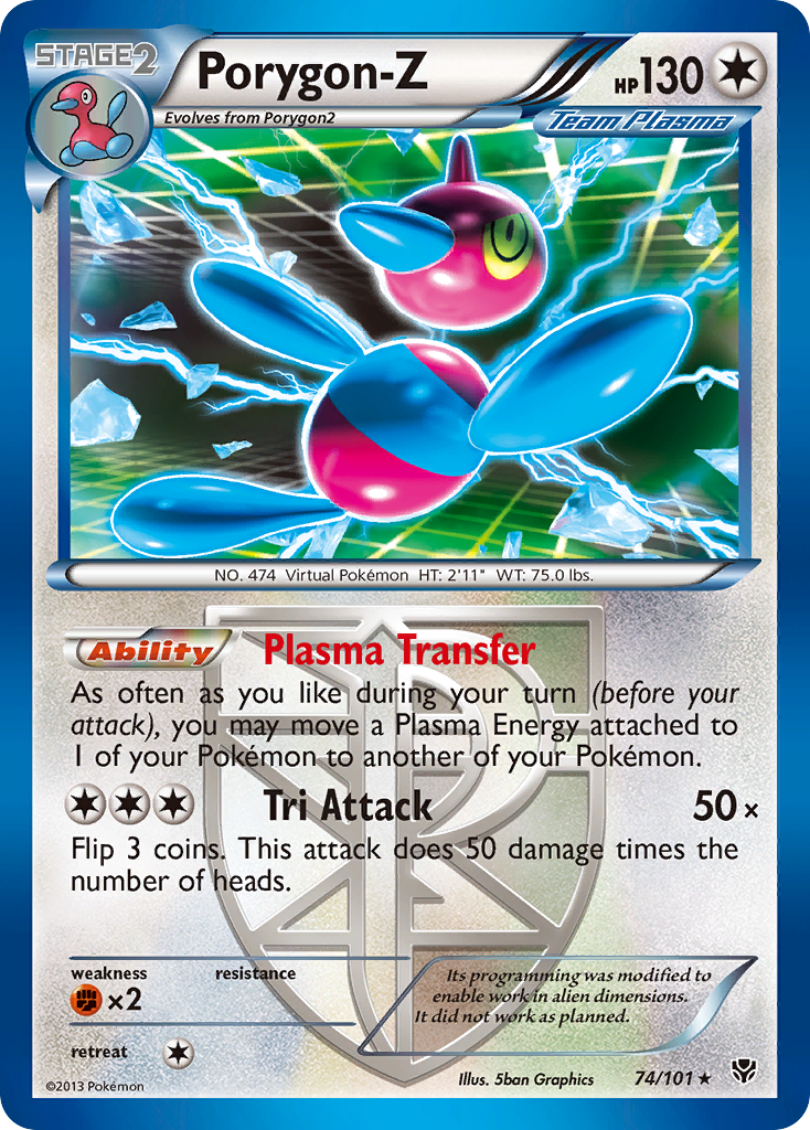 Porygon-Z (74/101) [Black & White: Plasma Blast] | Anubis Games and Hobby