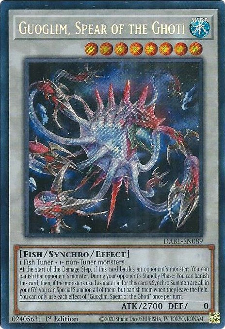 Guoglim, Spear of the Ghoti [DABL-EN089] Secret Rare | Anubis Games and Hobby