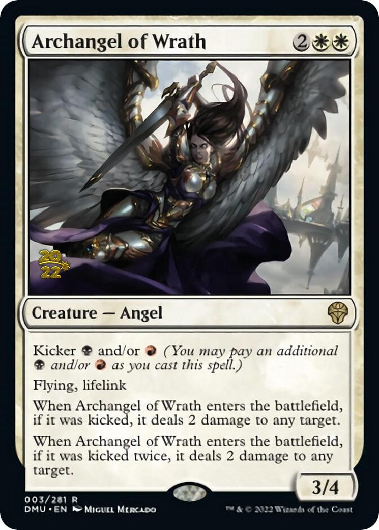 Archangel of Wrath [Dominaria United Prerelease Promos] | Anubis Games and Hobby