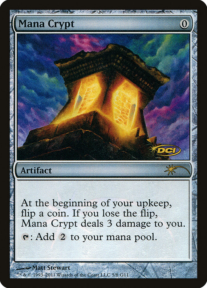 Mana Crypt [Judge Gift Cards 2011] | Anubis Games and Hobby