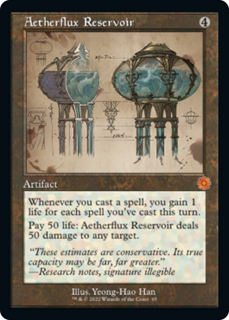 Aetherflux Reservoir (Retro Schematic) [The Brothers' War Retro Artifacts] | Anubis Games and Hobby