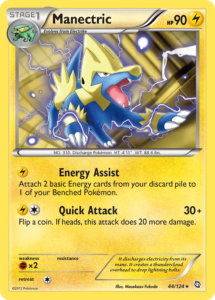 Manectric (44/124) [Black & White: Dragons Exalted] | Anubis Games and Hobby