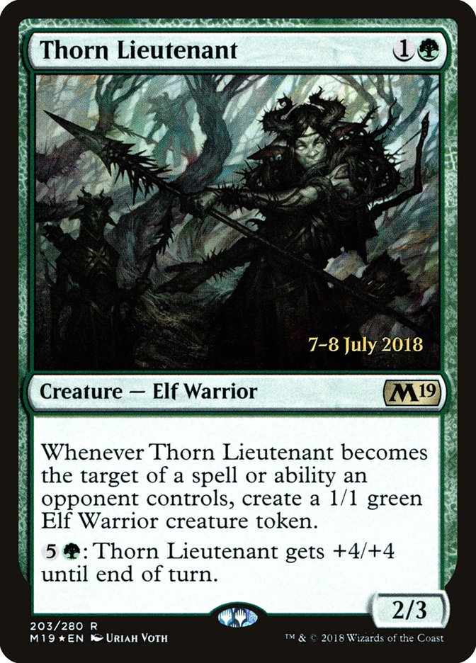 Thorn Lieutenant [Core Set 2019 Prerelease Promos] | Anubis Games and Hobby