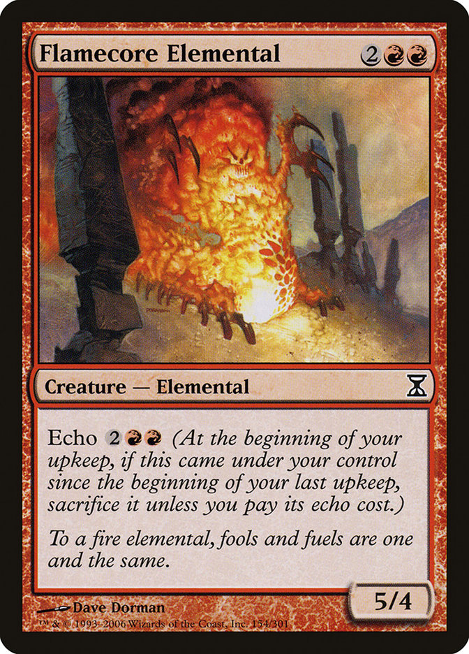 Flamecore Elemental [Time Spiral] | Anubis Games and Hobby