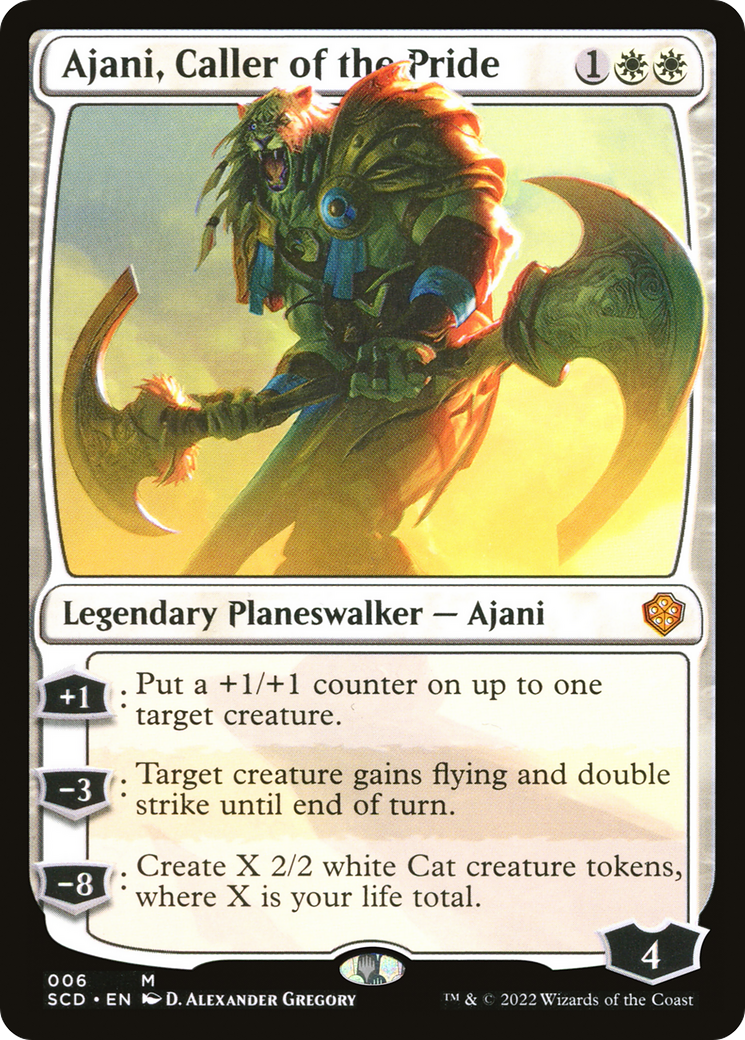 Ajani, Caller of the Pride [Starter Commander Decks] | Anubis Games and Hobby