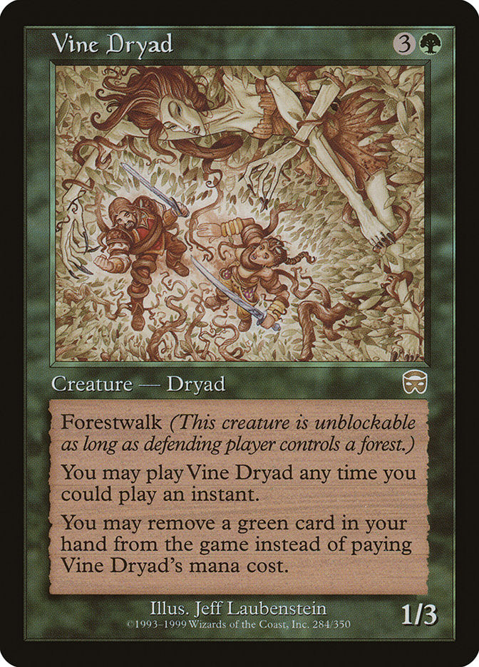 Vine Dryad [Mercadian Masques] | Anubis Games and Hobby