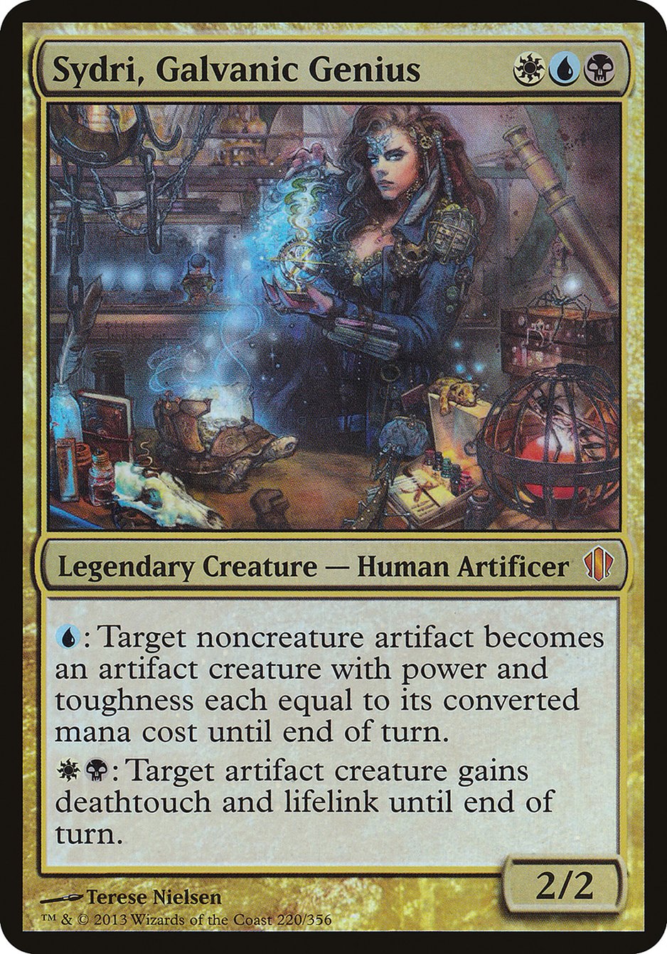 Sydri, Galvanic Genius (Oversized) [Commander 2013 Oversized] | Anubis Games and Hobby