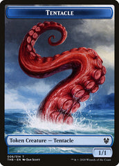 Human Soldier // Tentacle Double-Sided Token [Theros Beyond Death Tokens] | Anubis Games and Hobby