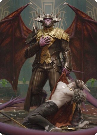Ob Nixilis, the Adversary 1 Art Card [Streets of New Capenna Art Series] | Anubis Games and Hobby