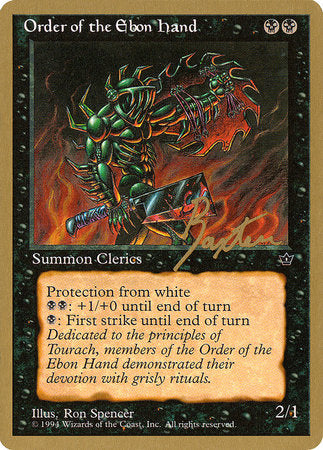 Order of the Ebon Hand (Spencer) - 1996 George Baxter (FEM) [Pro Tour Collector Set] | Anubis Games and Hobby