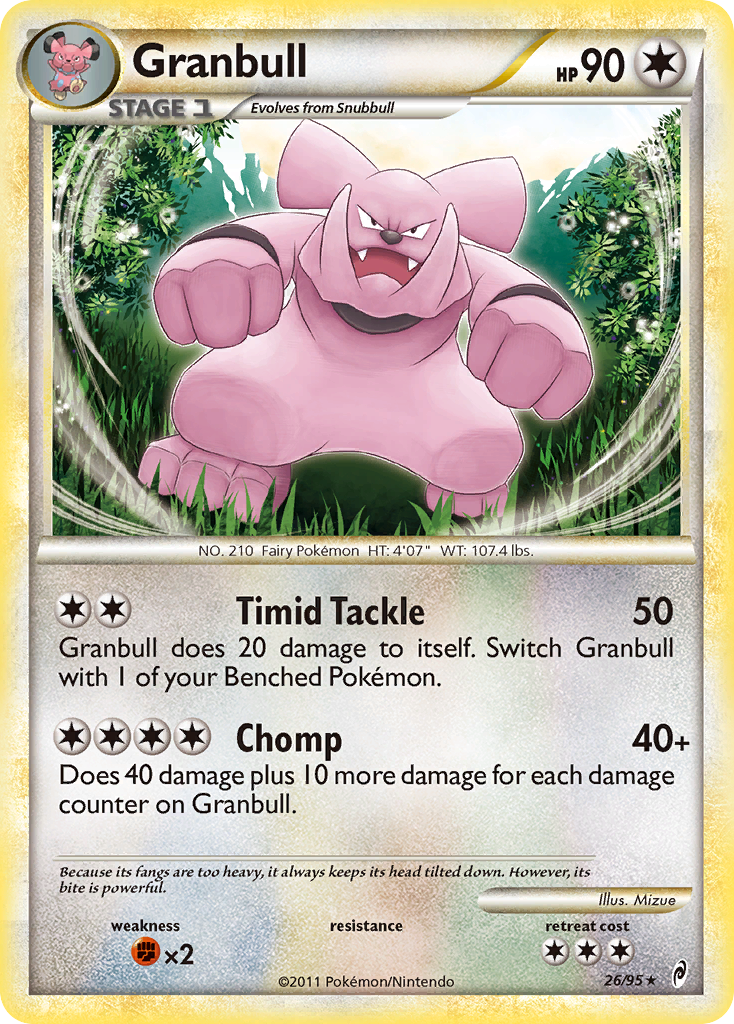 Granbull (26/95) [HeartGold & SoulSilver: Call of Legends] | Anubis Games and Hobby