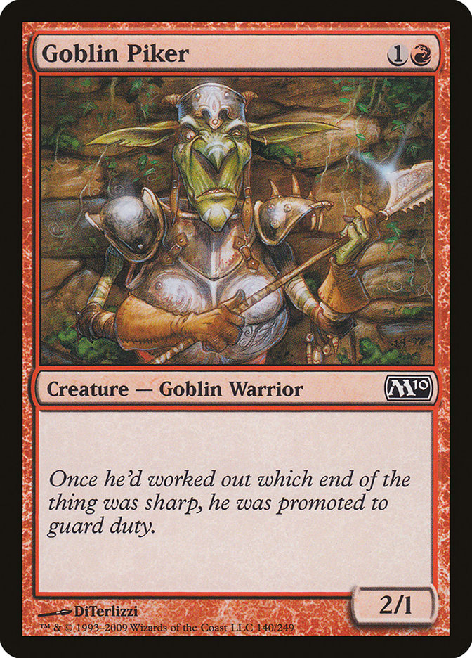 Goblin Piker [Magic 2010] | Anubis Games and Hobby