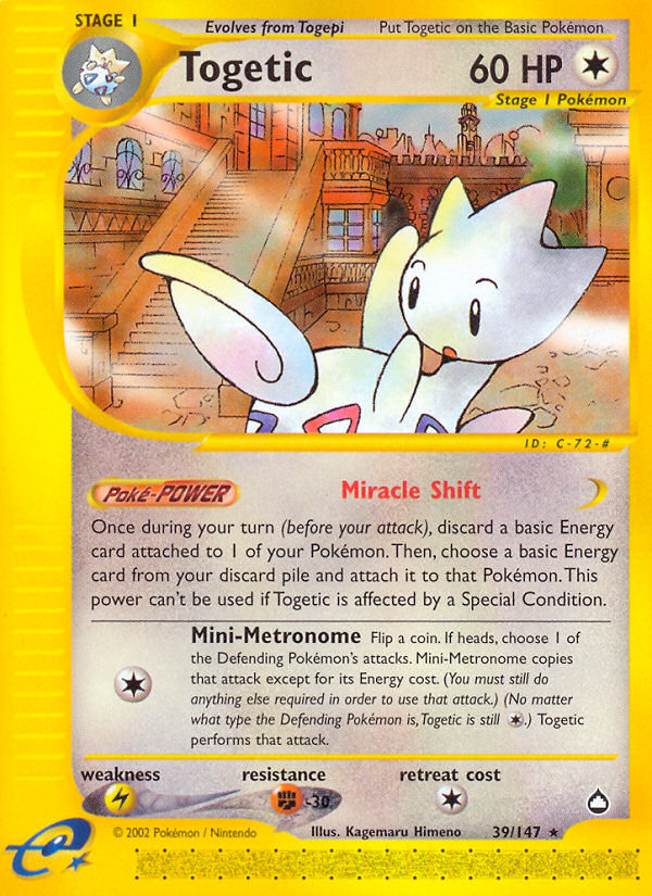 Togetic (39/147) [Aquapolis] | Anubis Games and Hobby