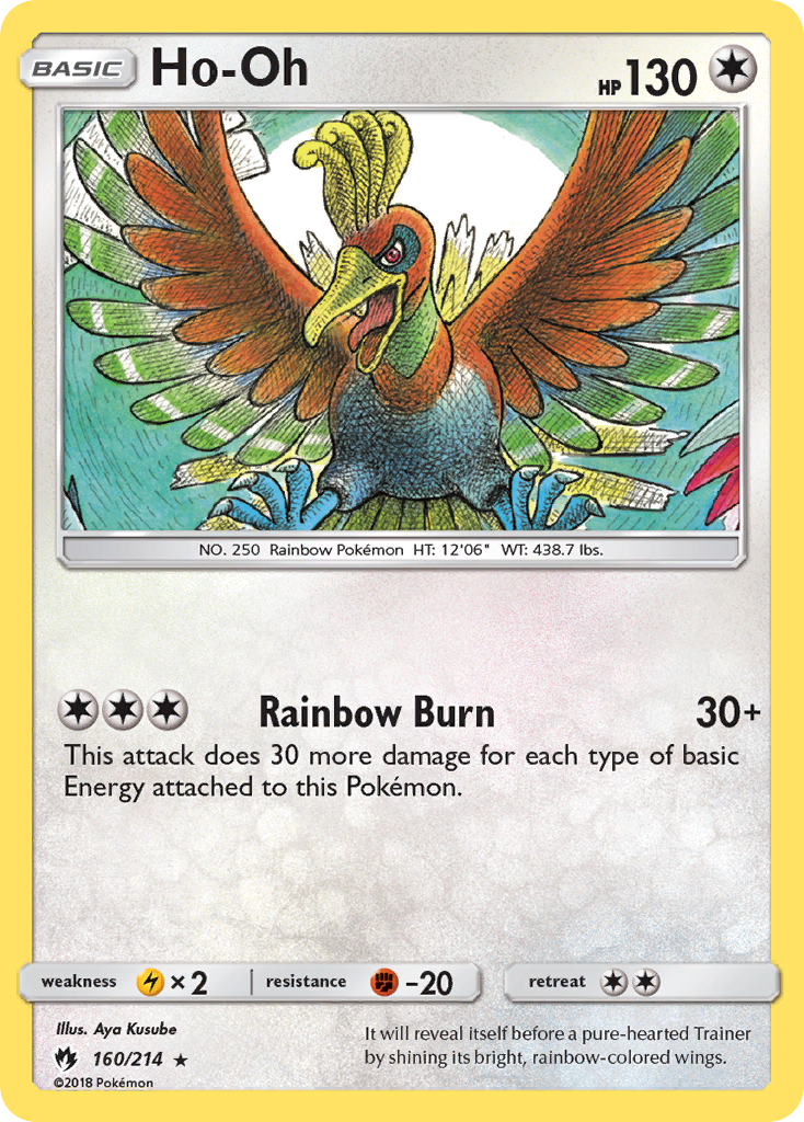 Ho-Oh (160/214) [Sun & Moon: Lost Thunder] | Anubis Games and Hobby