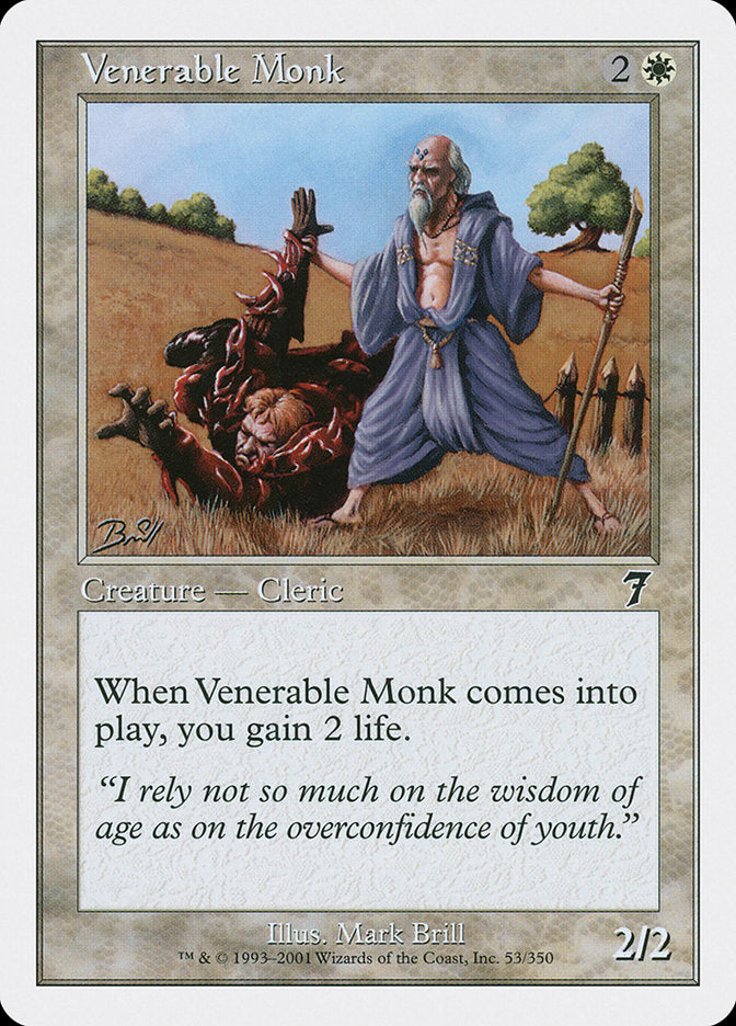 Venerable Monk [Seventh Edition] | Anubis Games and Hobby