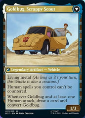 Goldbug, Humanity's Ally // Goldbug, Scrappy Scout [Transformers] | Anubis Games and Hobby