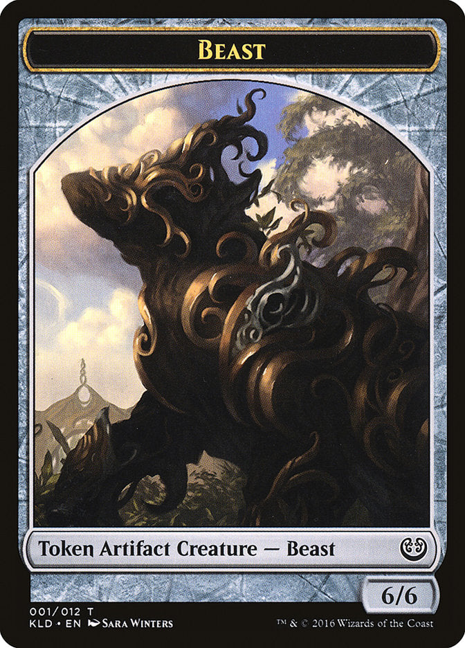 Beast Token [Kaladesh Tokens] | Anubis Games and Hobby