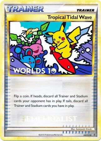 Tropical Tidal Wave (HGSS18) (Semi Finalist) [HeartGold & SoulSilver: Black Star Promos] | Anubis Games and Hobby