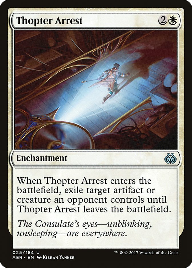 Thopter Arrest [Aether Revolt] | Anubis Games and Hobby