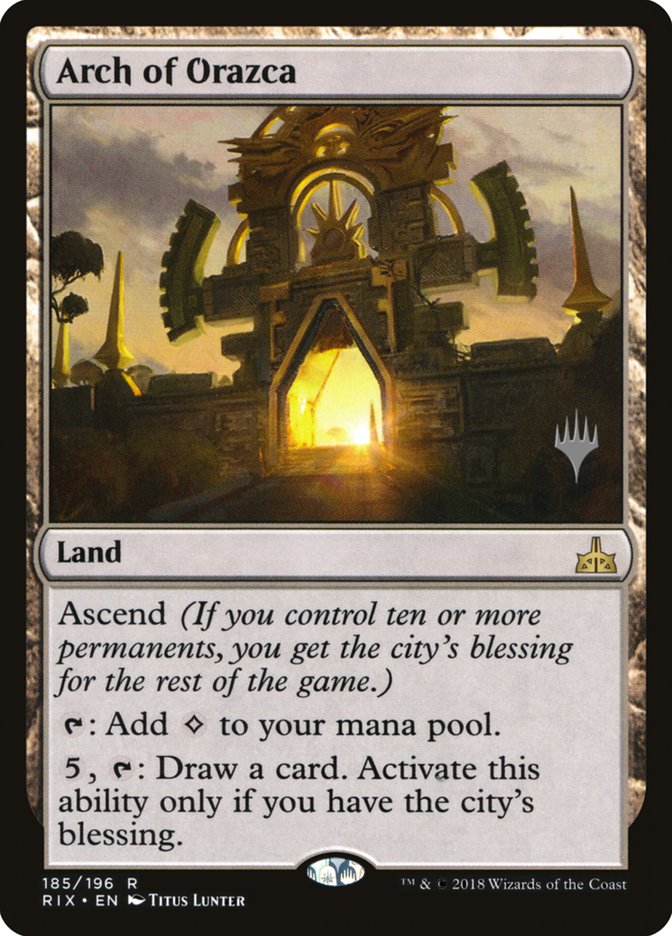 Arch of Orazca (Promo Pack) [Rivals of Ixalan Promos] | Anubis Games and Hobby