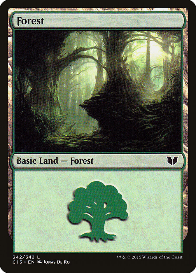 Forest (342) [Commander 2015] | Anubis Games and Hobby