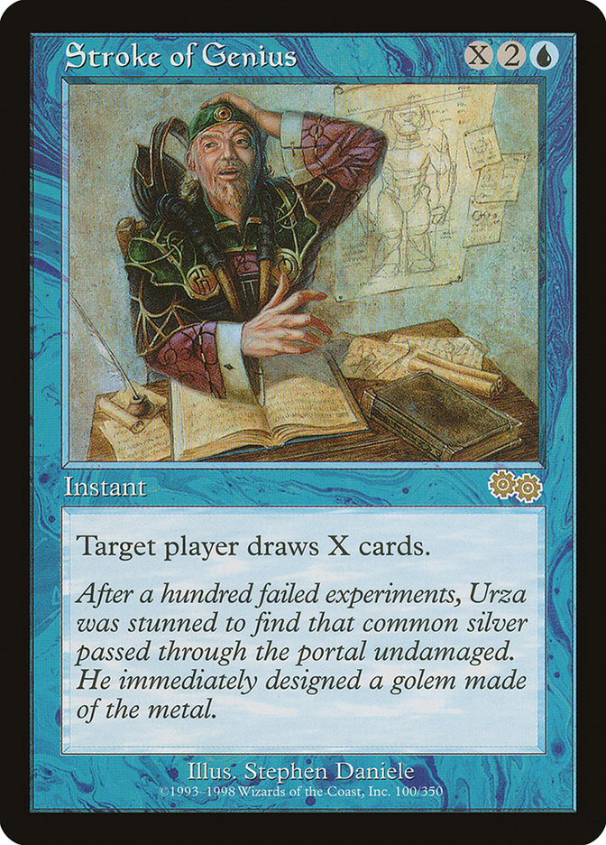 Stroke of Genius [Urza's Saga] | Anubis Games and Hobby