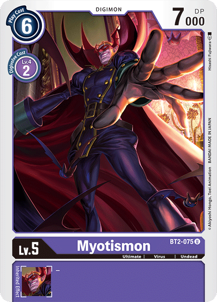 Myotismon [BT2-075] [Release Special Booster Ver.1.0] | Anubis Games and Hobby