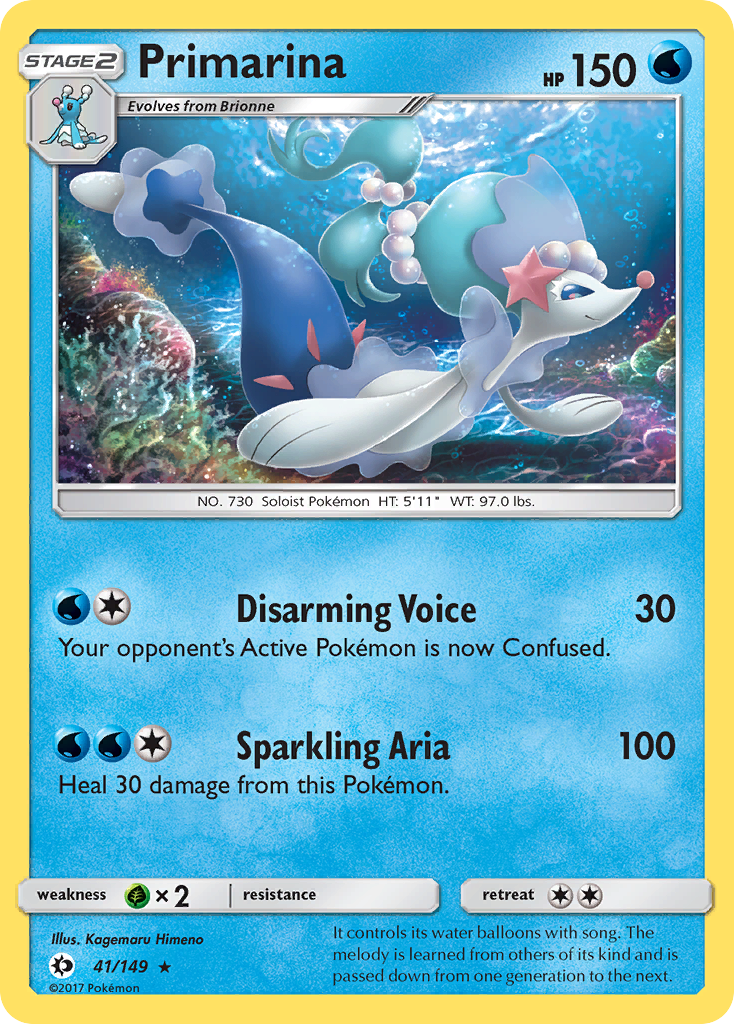 Primarina (41/149) [Sun & Moon: Base Set] | Anubis Games and Hobby