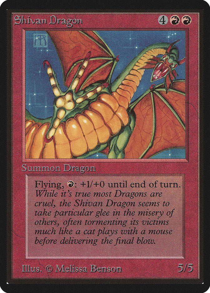 Shivan Dragon [Beta Edition] | Anubis Games and Hobby