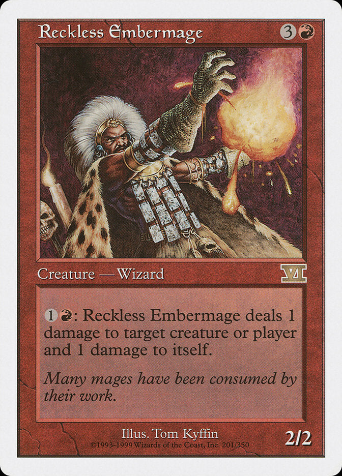 Reckless Embermage [Classic Sixth Edition] | Anubis Games and Hobby