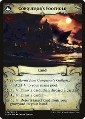 Conqueror's Galleon // Conqueror's Foothold [Ixalan Prerelease Promos] | Anubis Games and Hobby