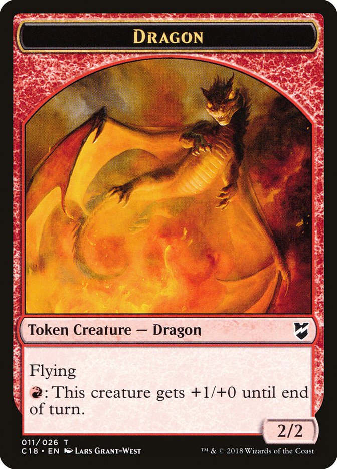 Dragon Egg // Dragon Double-Sided Token [Commander 2018 Tokens] | Anubis Games and Hobby