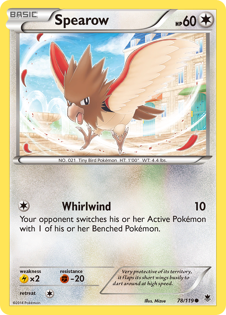 Spearow (78/119) [XY: Phantom Forces] | Anubis Games and Hobby