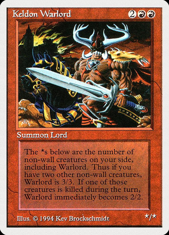 Keldon Warlord [Summer Magic / Edgar] | Anubis Games and Hobby