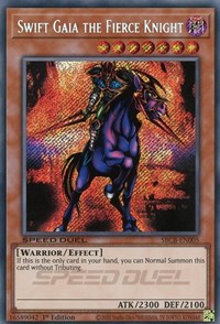 Swift Gaia the Fierce Knight (Secret) [SBCB-EN005] Secret Rare | Anubis Games and Hobby