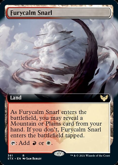 Furycalm Snarl (Extended Art) [Strixhaven: School of Mages] | Anubis Games and Hobby